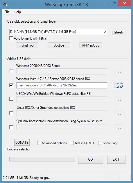 Windows Vista/7/8/Server 2008/2012 based ISO